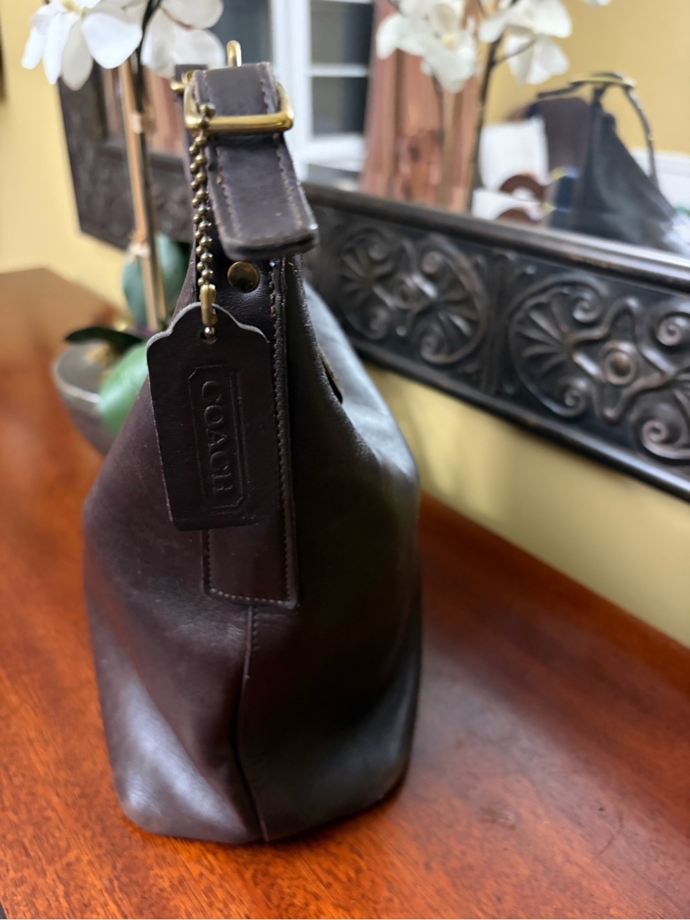 Coach Vintage Legacy West Hobo 9823 Dark Brown - Picture 4 of 7